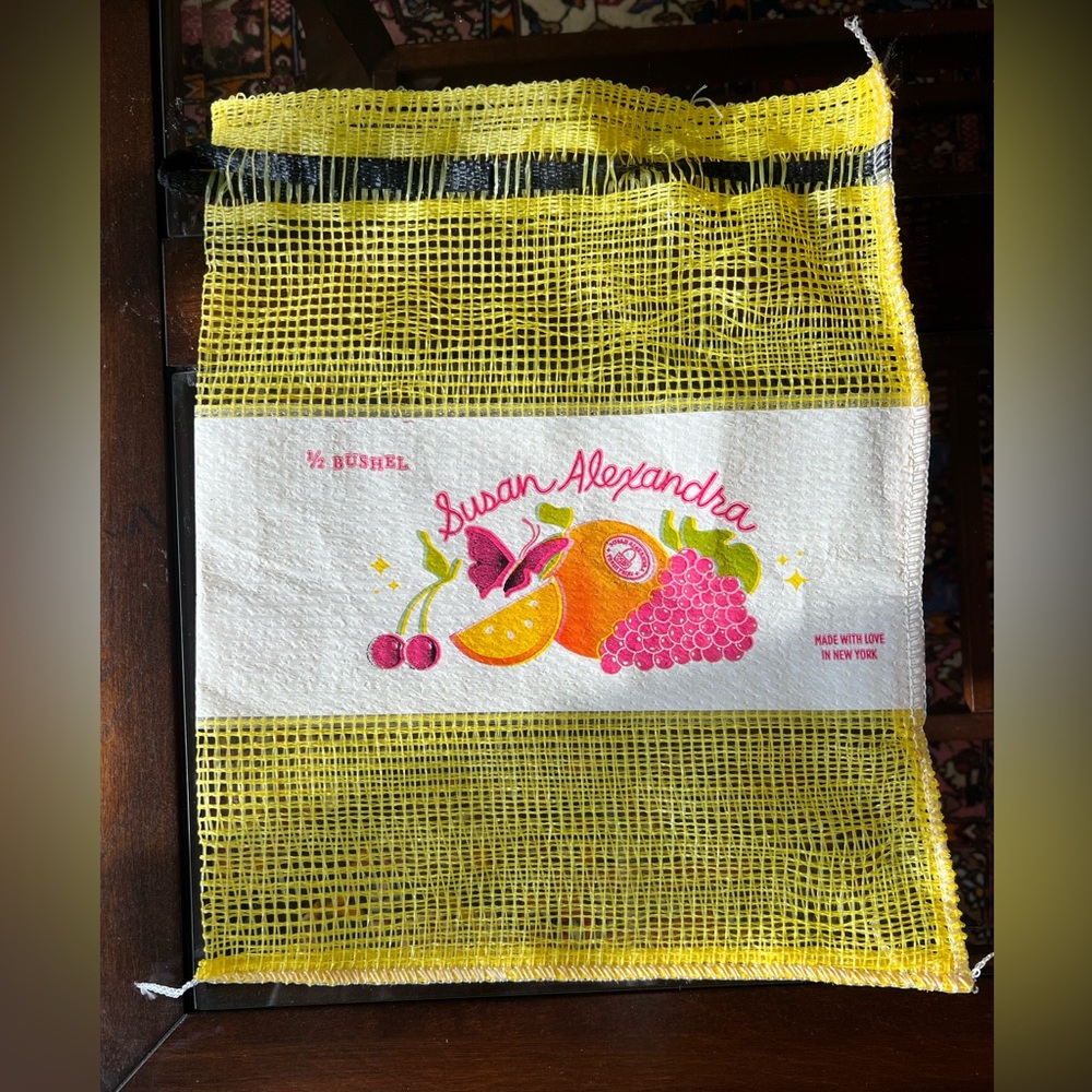 Susan Alexandra lemon bag dust cover 🩷